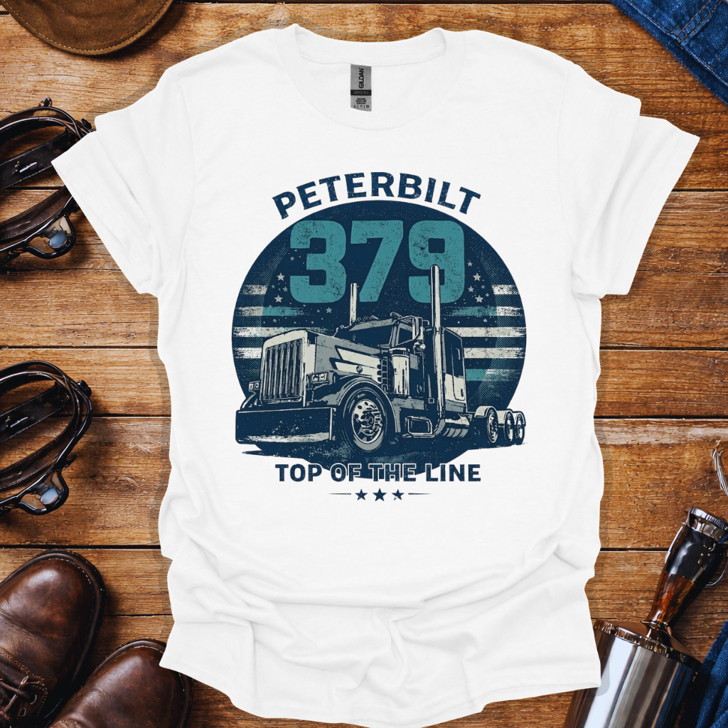 Peterbilt 379 Shirt – Top of the Line Semi Truck Driver Tee