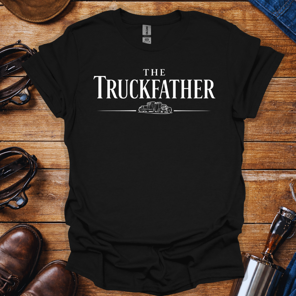 The Truckfather T-Shirt for Truck Drivers | Funny Trucker Dad Gift Tee