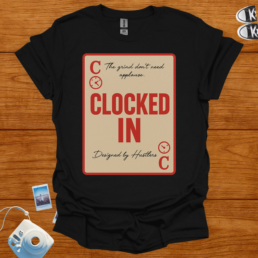 Clocked In Graphics Talk T-shirt