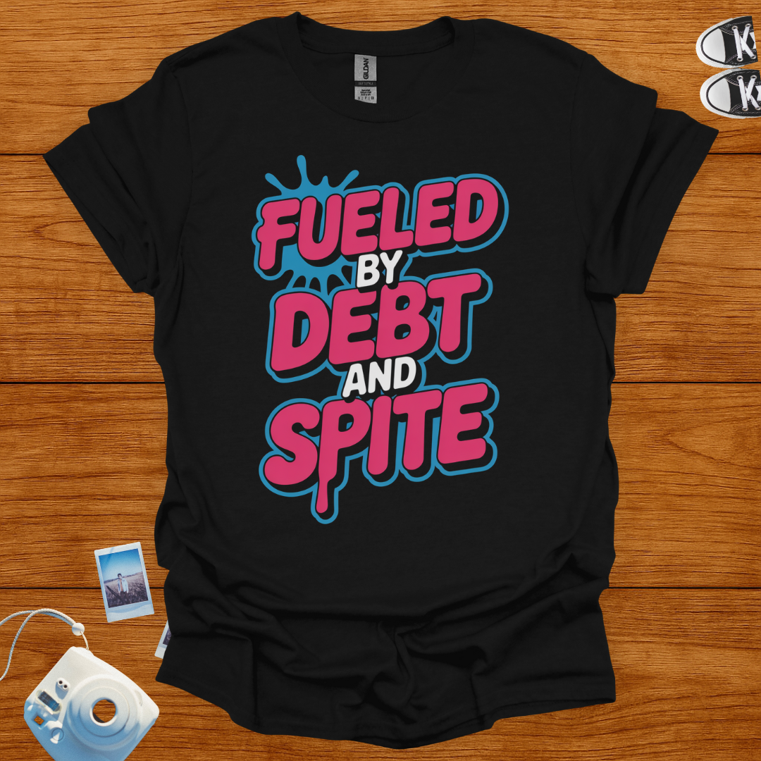 Fueled by Debt and Spite Graphics T-shirt