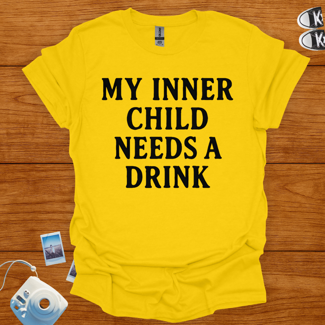 My Inner Child Needs A Drink T-shirt