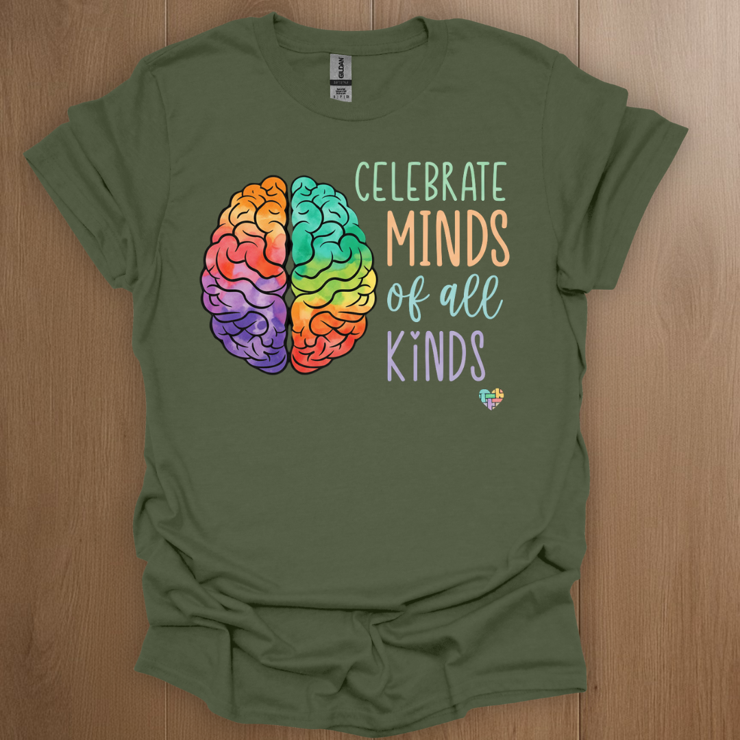 Celebrate Minds of all Kinds T-shirts