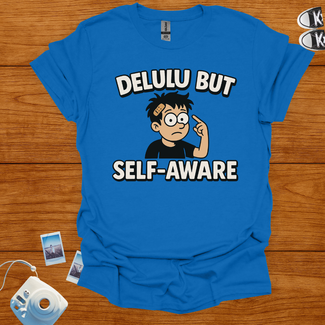 Delulu But Self-Aware T-shirt