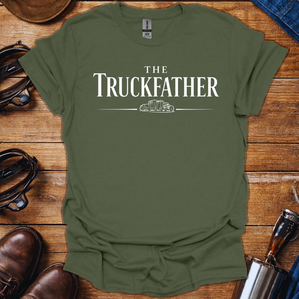 The Truckfather T-Shirt for Truck Drivers | Funny Trucker Dad Gift Tee