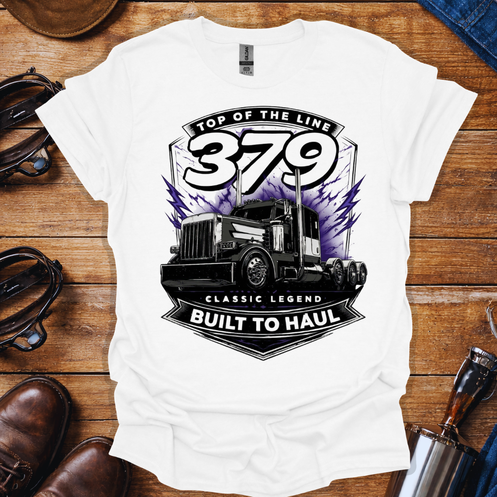379 Trucker Shirt – Classic Long Haul Legend | Diesel Truck Driver Tee