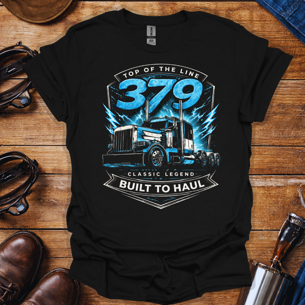 379 Trucker Shirt – Classic Long Haul Legend | Diesel Truck Driver Tee