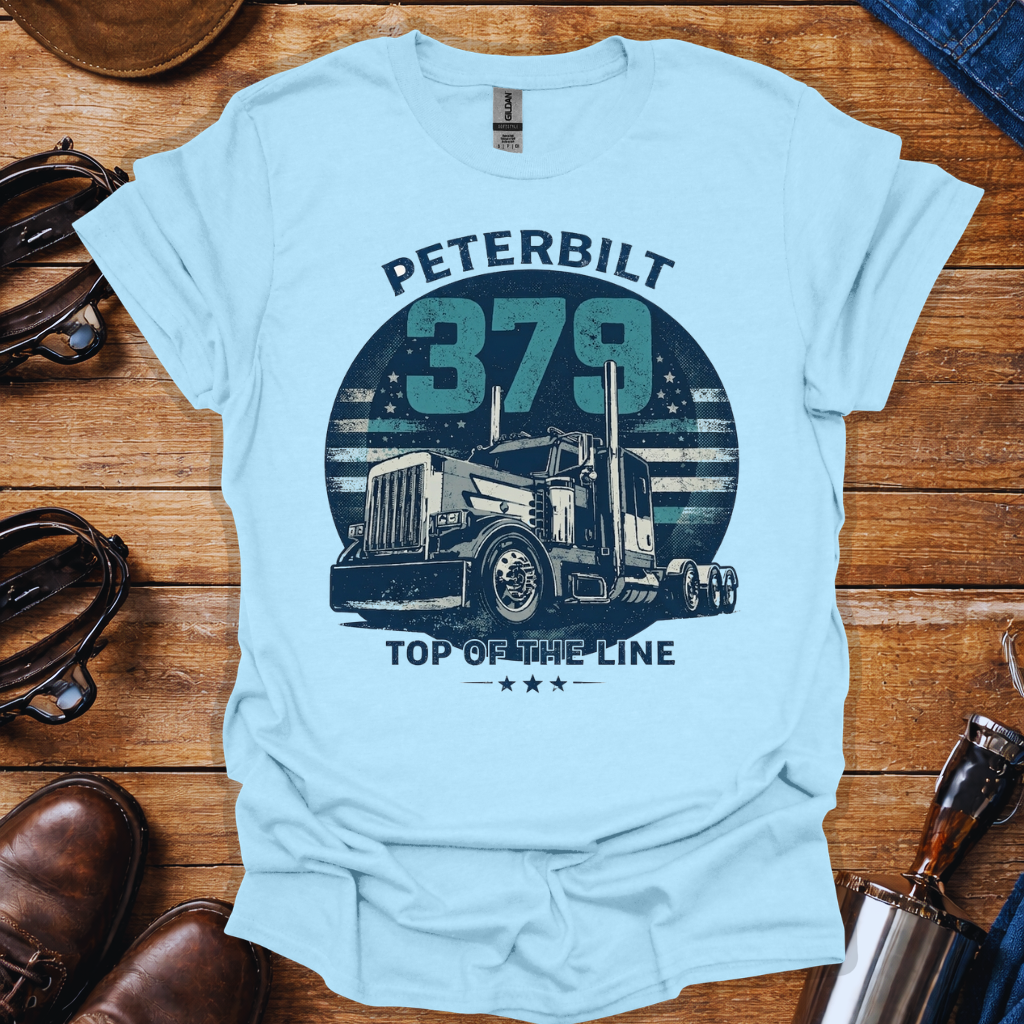 Peterbilt 379 Shirt – Top of the Line Semi Truck Driver Tee