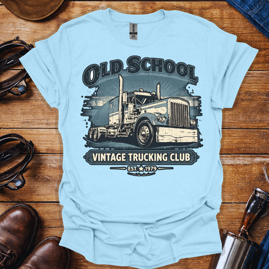 Old School Vintage Trucking Club Shirt – Retro Trucker Tee