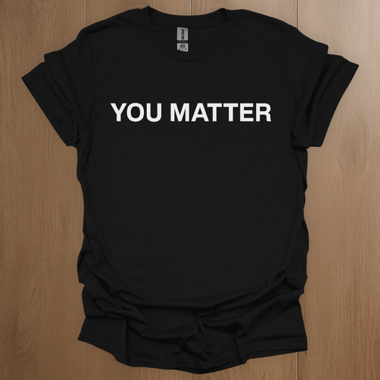 You Matter Mental Health T-shirts - ADHD Pride T-Shirt - Back View