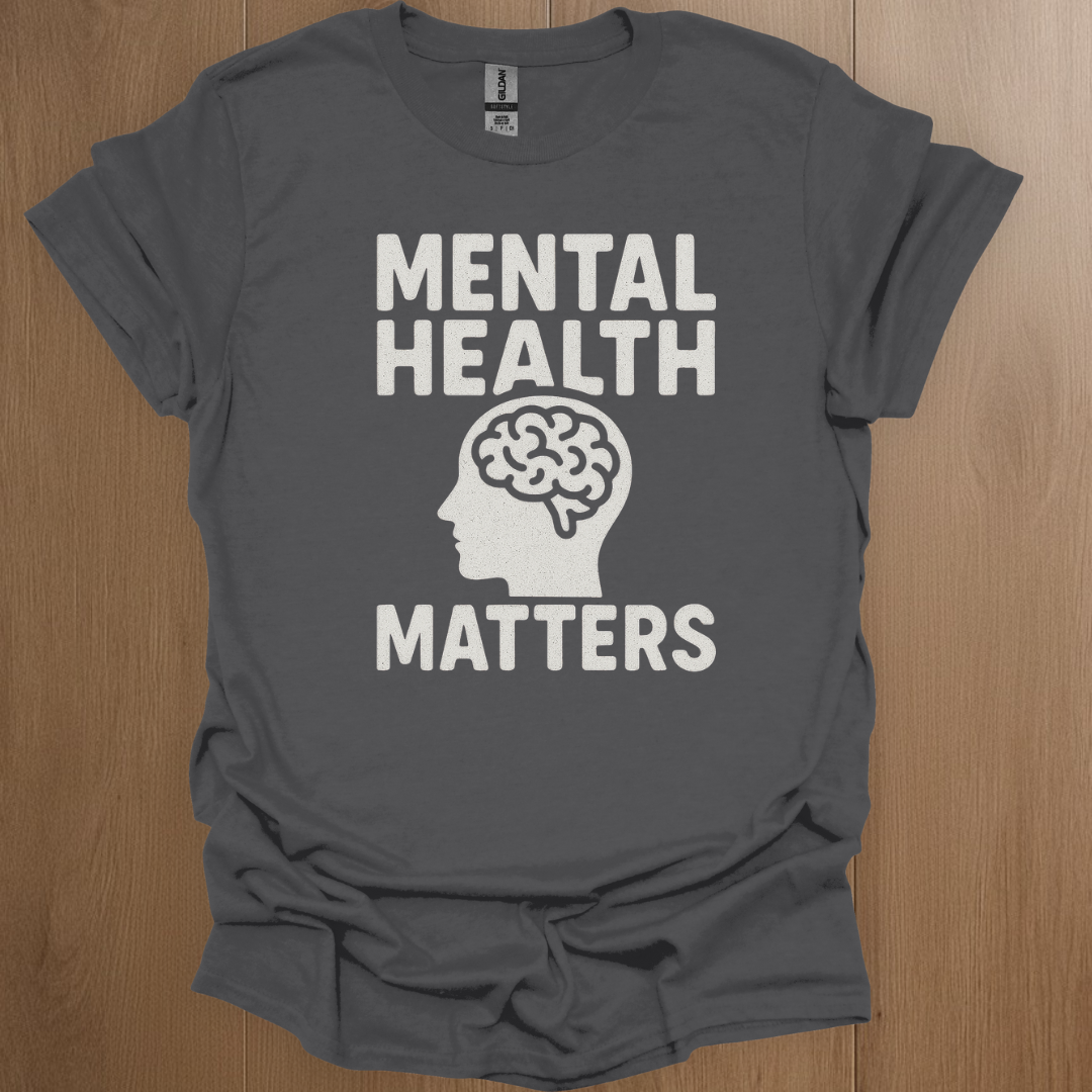 Mental Health Matters T-shirts - ADHD Pride T-Shirt - Detail Shot