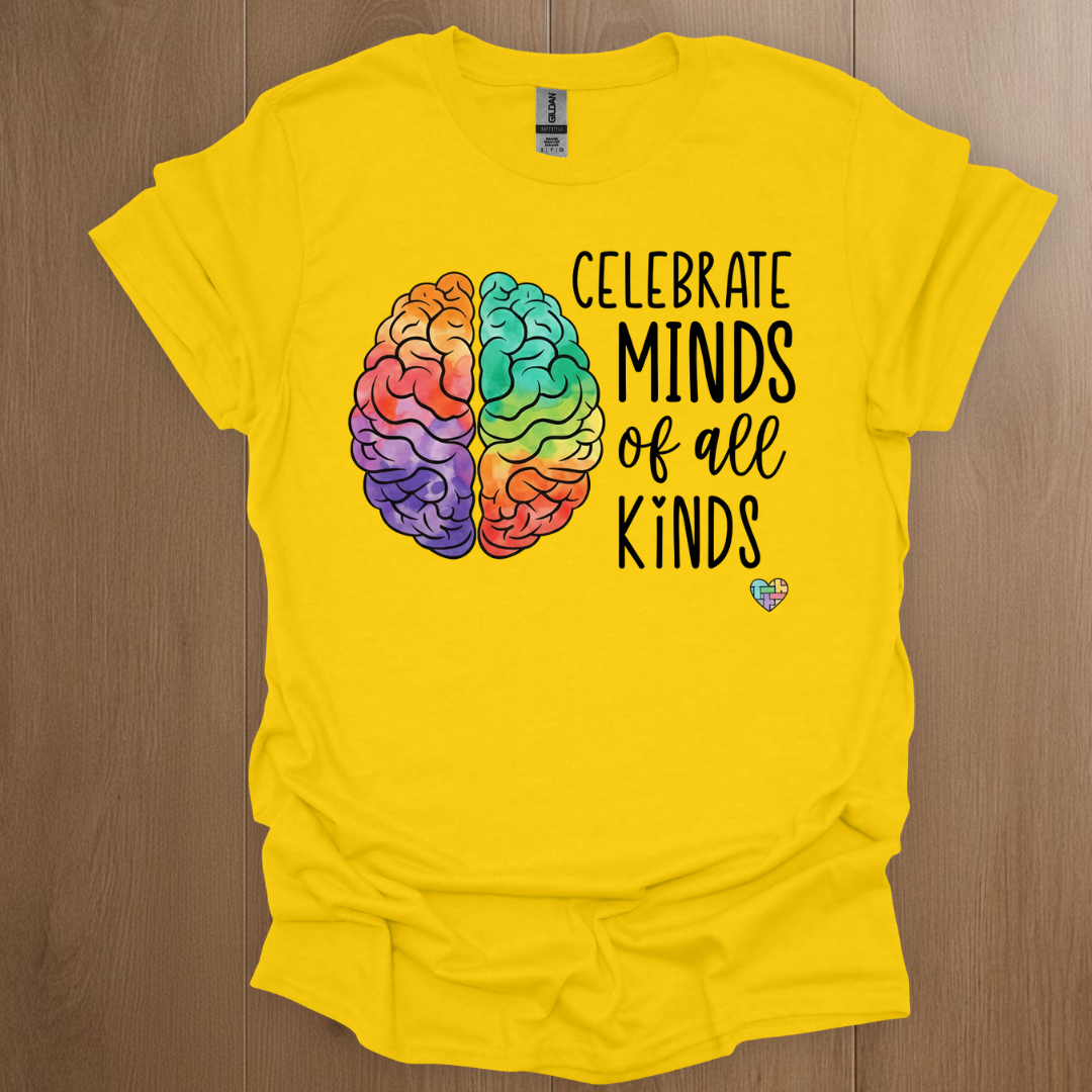Celebrate Minds of all Kinds T-shirts