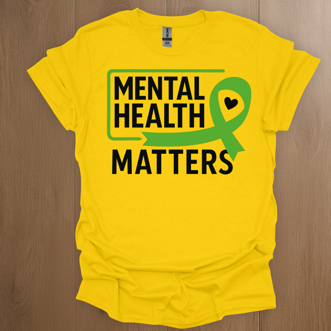 Mental Health Matters Graphics T-shirts - ADHD Pride T-Shirt - Detail Shot