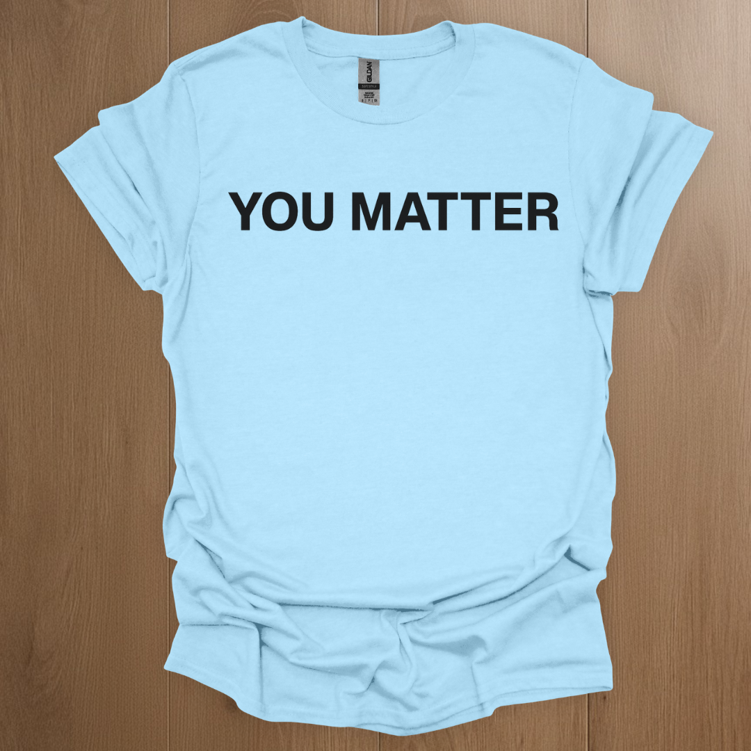 You Matter Mental Health T-shirts - ADHD Pride T-Shirt - Close-Up