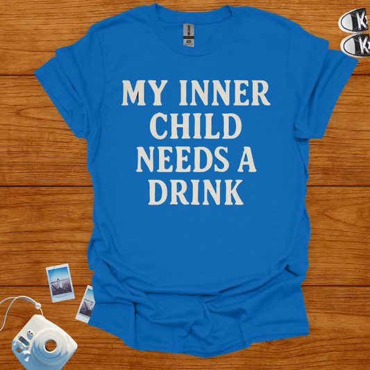 My Inner Child Needs A Drink T-shirt