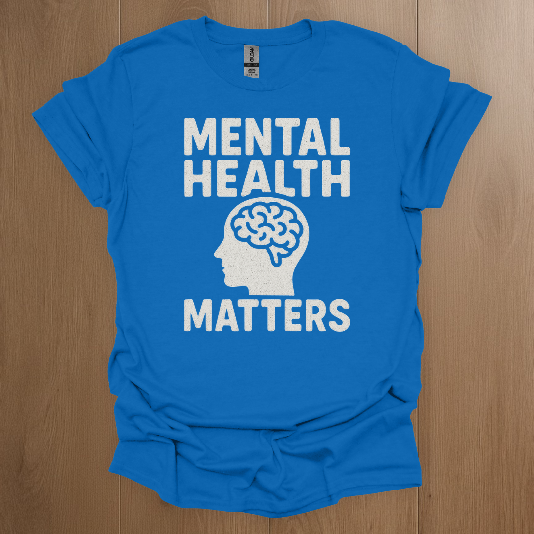 Mental Health Matters T-shirts - ADHD Pride T-Shirt - Model Wearing