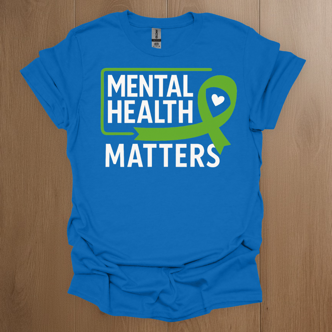 Mental Health Matters Graphics T-shirts - ADHD Pride T-Shirt - Model Wearing