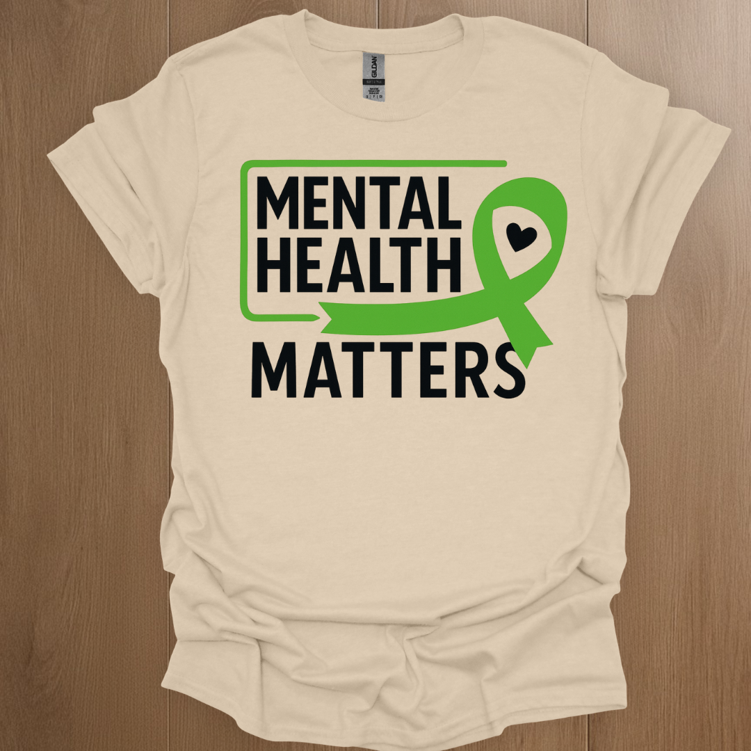 Mental Health Matters Graphics T-shirts - ADHD Pride T-Shirt - Front View