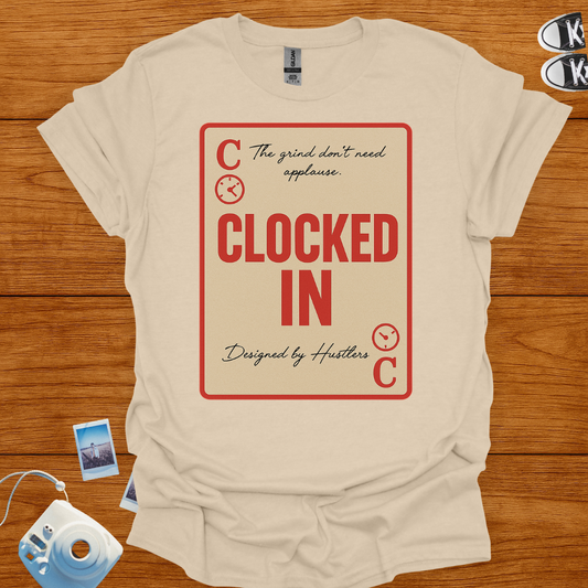 Clocked In Graphics Talk T-shirt