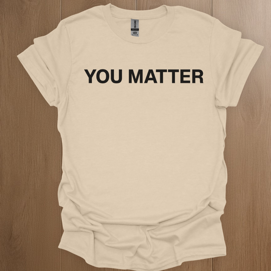 You Matter Mental Health T-shirts - ADHD Pride T-Shirt - Front View