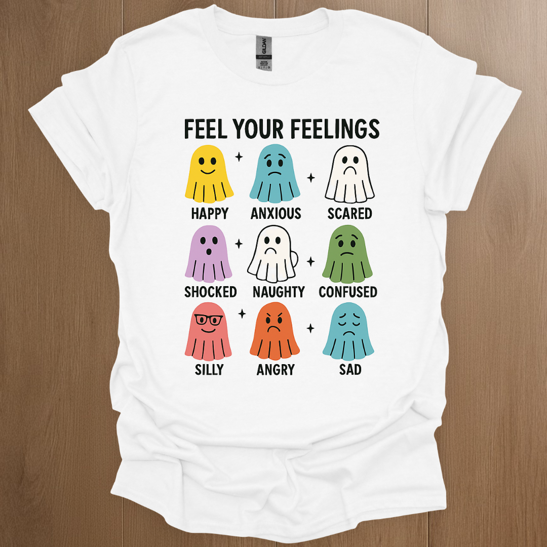 Feel Your Feelings Mental Health T-shirt - ADHD Pride T-Shirt - Lifestyle Photo