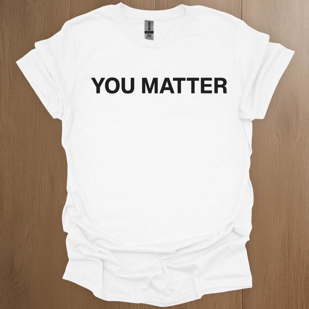 You Matter Mental Health T-shirts - ADHD Pride T-Shirt - Lifestyle Photo